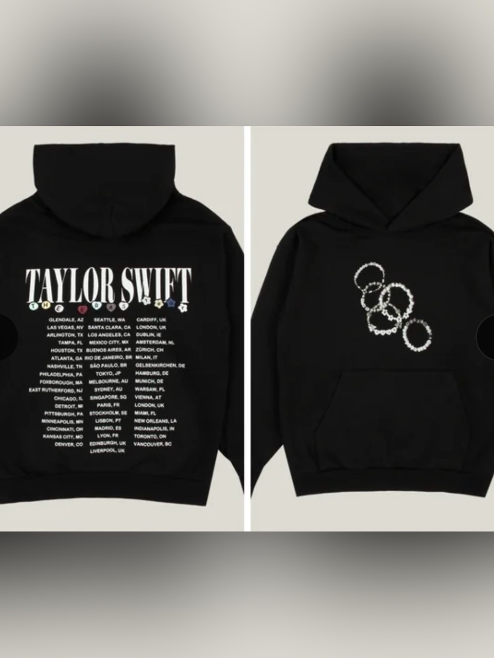 {It started with a bracelet}Eras Tour Taylor Swift Authentic Concert Hoodie XXL